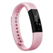 Pink SmartFit Slim fitness tracker with silicone band