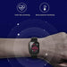 Smart Fit watch monitoring heart rate and blood pressure