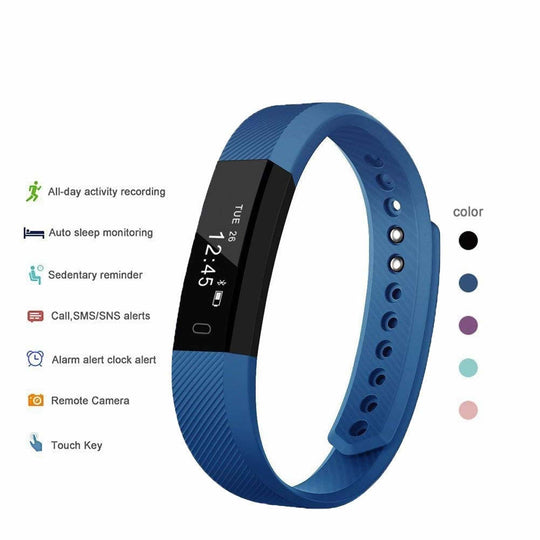 SmartFit Slim wearable activity tracker in silicone band