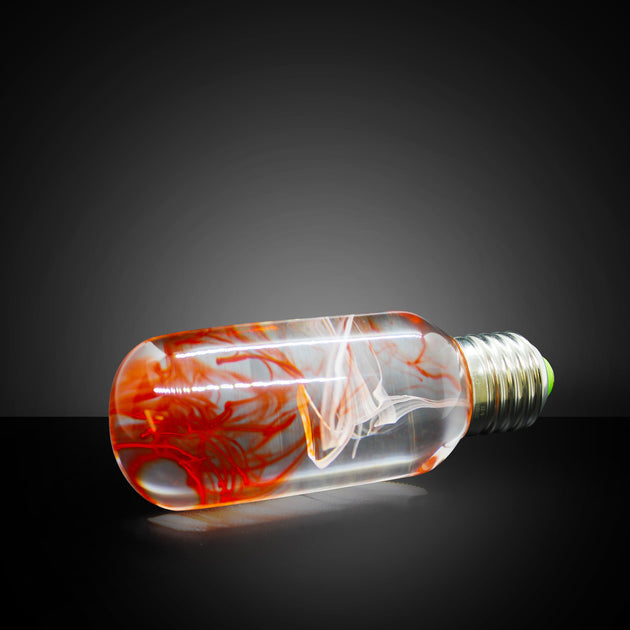 Handcrafted LED Art Resin Light Bulb