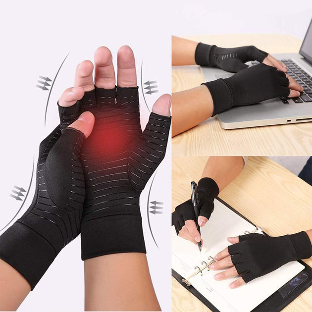Compression arthritis gloves for joint pain relief and support