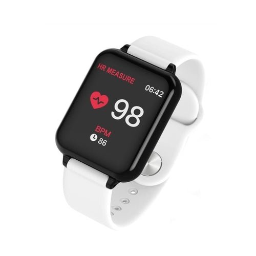 Multi - color Smart Fit watch white band