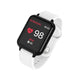 Multi - color Smart Fit watch white band
