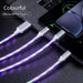 Multi - device LED charging cable with Type C