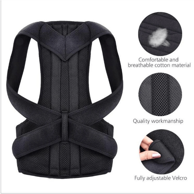 Breathable lumbar waist support belt for back pain relief