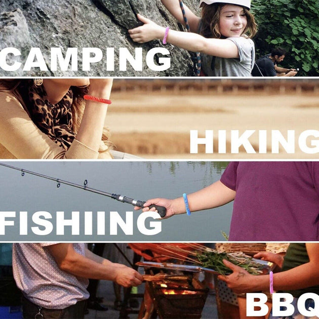 Waterproof Adjustable Insect Repellent Wristbands for Kids and Adults