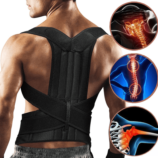 Adjustable back support brace lumbar waist belt for pain relief