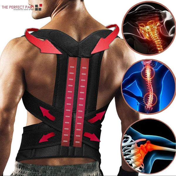 Adjustable back support brace lumbar waist belt for pain relief