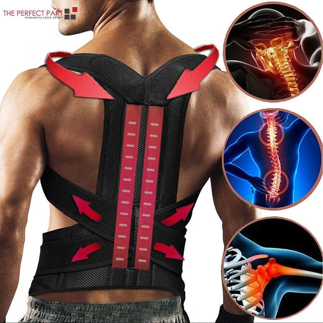 Adjustable back support brace lumbar waist belt for pain relief