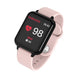 Multi - color Smart Fit watch pink band