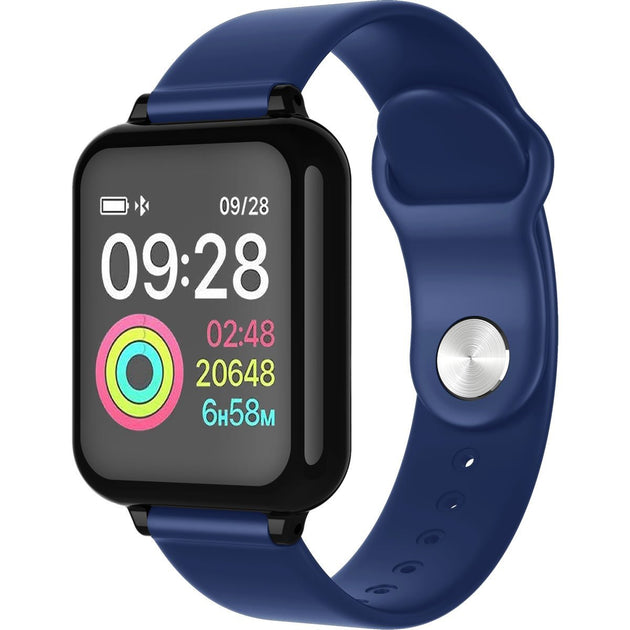 Multi - color Smart Fit watch blue band