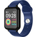 Multi - color Smart Fit watch blue band