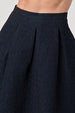 Pleated A-Line Midi Skirt – Pleated Textured Everyday Elegance showcasing pleats and textured fabric in a flattering high-waisted design.