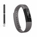 Gray SmartFit Slim fitness tracker with silicone band