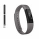 Gray SmartFit Slim fitness tracker with silicone band