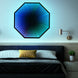 Futuristic home décor Infinity Mirror with 7 LED colors and 358 effects