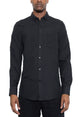 Front view of Signature Long Sleeve Button Down Shirt
