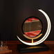 Moving Sand Lamp Sandscape LED Table Light | Modern Home Decor with circular design and glowing light.