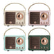 Compact vintage - style Bluetooth speaker with radio dial