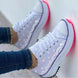 Pattern Canvas Women Sneakers Purple