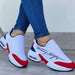 Tommy Hilfiger Ladies Breathable Walking Sneakers White