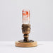 Handcrafted LED Art Resin Light Bulb with Base