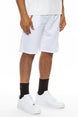 Men’s casual shorts with plaid accents and classic fit color white