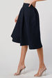 Pleated A-Line Midi Skirt – Pleated Textured Everyday Elegance showcasing high-waisted silhouette and pleated design.
