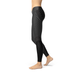 Women’s carbon fiber print leggings side angle fit view