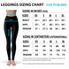 Women’s Carbon Fiber Sports Leggings Size Chart