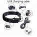 USB charging port and quick - release buckle on LED dog collar