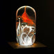 Handcrafted LED Art Resin Light Bulb