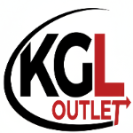 KGL Outlet logo on a white background