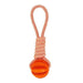 Rubber Chew Toy with Rope – Durable, Interactive Dog Toy for nonstop play and chew satisfaction.