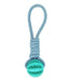 Rubber Chew Toy with Rope – Durable, Interactive Dog Toy for engaging playtime and gum massage.