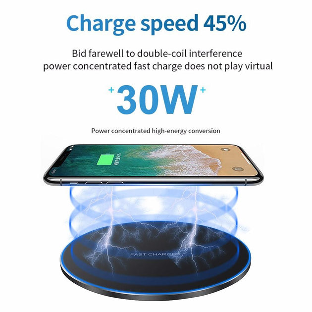Dragon W9 USB - C wireless charging pad charge speed