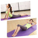 72 - inch cushioned yoga mat for stretching and workout support