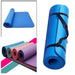 NBR Yoga Mat – Large Non-Slip Thickened Design in various colors, showcasing the durable and cushioned surface for yoga.