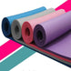 NBR Yoga Mat – Large Non-Slip Thickened Design displayed in various colors, highlighting their rolled-up form.