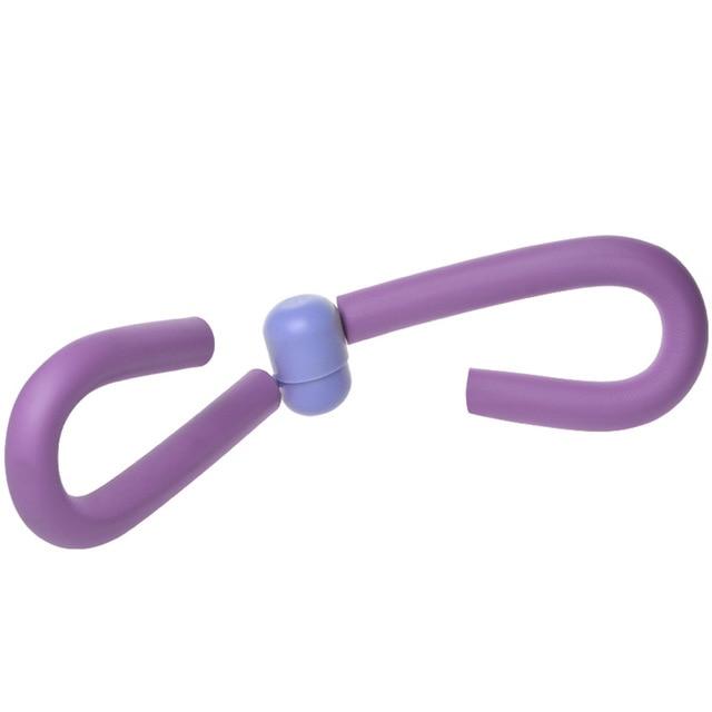 Purple exercise tool on a white background